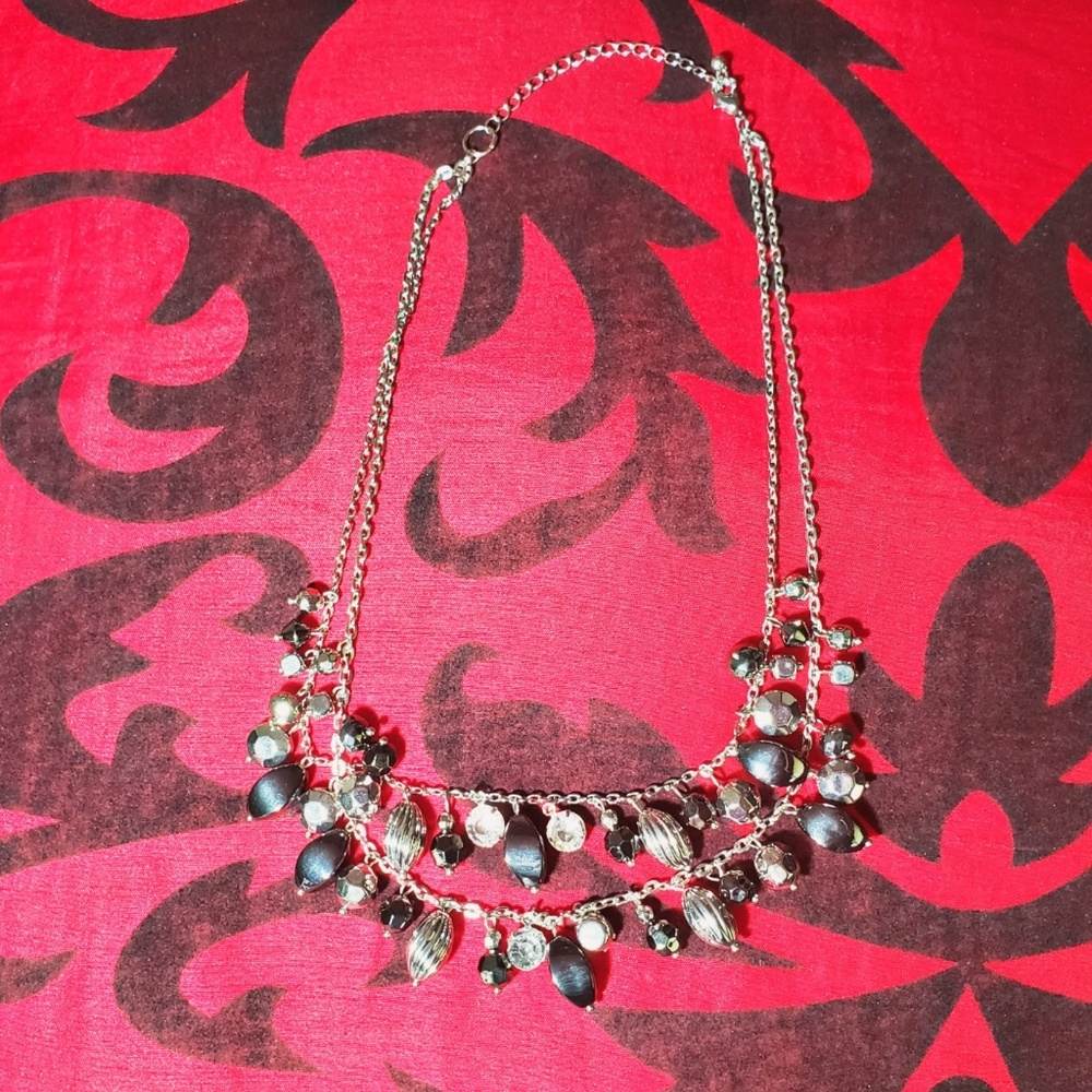 Black and Silver necklace
